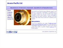 Tablet Screenshot of accesspacific.com