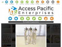 Tablet Screenshot of accesspacific.ca